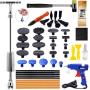 Manelord Auto Body Dent Repair Tool - Dent Repair kit with Slide Hammer T bar Dent Puller for Car Body Hail Dent Removal Dent Remover Automobile Body Repair