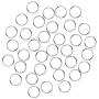 Fushing 100Pcs Stainless Split Rings, Crystal Chandeliers Connectors for Chandelier, Curtain,Suncatchers, Crystal Garland,Necklaces, Keys, Earrings, Jewelry Making and Craft Ideas(12mm)