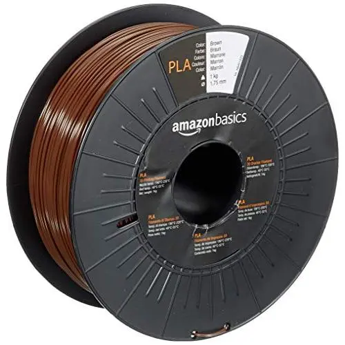 Amazon Basics PLA 3D Printer Filament, 1.75mm, Brown, 1 kg Spool Amazon Basics PLA 3D Printer Filament, 1.75mm, Brown, 1 kg Spool