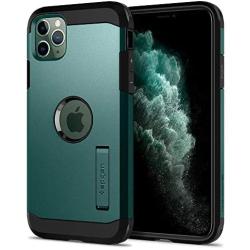 Spigen Tough Armor Designed for iPhone 11 Pro Max Case (2019) - XP Midnight Green