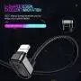 iPhone Charger Cable,ROCK Metal Charge & Sync Cable,180 Degree U-Shaped Nylon Braided Data Cord for Gaming, for iPhone X/iPhone 8/8 Plus/7/7 Plus/6/6 Plus/5s/iPad. (Black) iPhone Charger Cable,ROCK Metal Charge & Sync Cable,180 Degree U-Shaped Nylon Braided Data Cord for Gaming, for iPhone X/iPhone 8/8 Plus/7/7 Plus/6/6 Plus/5s/iPad. (Black)