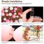 Balloon Garland Arch Kit, 101Pcs Pink Gold Confetti Balloons, Pink and Gold Balloons for Parties, Birthday Wedding Party Balloons Decorations, Baby Shower Decorations for Girl Boy