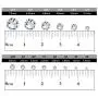 Onwon 1440 Pieces SS12 / 3.1mm Clear Crystal Flat Back Brilliant Round Rhinestones Glass Stones Glitter Gems Transparent Faux Diamond (Clear)