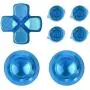 eXtremeRate Blue Metal Buttons for Playstation 4 Controller, Aluminum Analog Thumbsticks & Bullet Buttons & D-pad Replacements Kits for PS4 Slim Pro Controller eXtremeRate Blue Metal Buttons for Playstation 4 Controller, Aluminum Analog Thumbsticks & Bullet Buttons & D-pad Replacements Kits for PS4 Slim Pro Controller