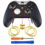 eXtremeRate Matte Chrome Gold Accent Rings Accessories for Xbox One Elite, Elite Series 2 Controller, Replacement Parts Profile Switch Buttons for Xbox One Elite Controller - Pack of 2 eXtremeRate Matte Chrome Gold Accent Rings Accessories for Xbox One Elite, Elite Series 2 Controller, Replacement Parts Profile Switch Buttons for Xbox One Elite Controller - Pack of 2