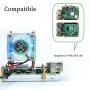 Yahboom Raspberry Pi ICE Tower Cooler RPI RGB Cooling Fan with 5mm Copper Tube & Raspberry Pi Heatsink
