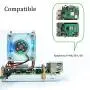 Yahboom Raspberry Pi ICE Tower Cooler RPI RGB Cooling Fan with 5mm Copper Tube & Raspberry Pi Heatsink Yahboom Raspberry Pi ICE Tower Cooler RPI RGB Cooling Fan with 5mm Copper Tube & Raspberry Pi Heatsink