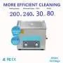 10L/2.6 Gallon Knob Ultrasonic Cleaner(200W+240W) with Heater for Metal Parts, Carburetor, Fuel Injector, Brass, car Parts, Engine Parts, Motor Repair Tools, Gun Parts 40KHz 110V US Plug