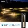 LEONLITE 12-Pack 12V Low Voltage Landscape Lights, 3W LED Pathway light with Aluminum Housing, IP65 Waterproof, 3000K Warm White, 50,000 Hours Lifespan
