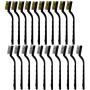 Twdrer 20 Pack Wire Brush Metal Brush Stainless Steel and Brass Brush Curved Handle Wire Toothbrush for Cleaning Welding Slag,Stain,Rust Twdrer 20 Pack Wire Brush Metal Brush Stainless Steel and Brass Brush Curved Handle Wire Toothbrush for Cleaning Welding Slag,Stain,Rust