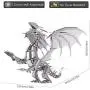 Piececool 3D Metal Model Kits, DIY Dragon Flame Model Kit, 3D Metal Puzzle for Adults, Great Birthday Gifts