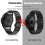 ANCOOL Compatible with Fenix 5X Bands Titanium Alloy Easy Adjustment 26mm Width Watch Band Replacement for Fenix 6X/ Fenix 6X Pro/ Fenix 5X/ Fenix 5X Plus/ Fenix 3/ Fenix 3HR Smartwatches - Black