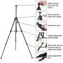 Easel Stand IMAGE Aluminum Metal Tripod Field Easel Adjustable Height 21 to 66 Inches Lightweight and Durable Artist Easel with Portable Bag for Floor/Table-Top Drawing and Displaying