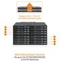 ICY DOCK ToughArmor Rugged Full Metal 16 Bay 2.5” SAS/SATA SSD/HDD Backplane Cage for 2X External 5.25” Bay - MB516SP-B