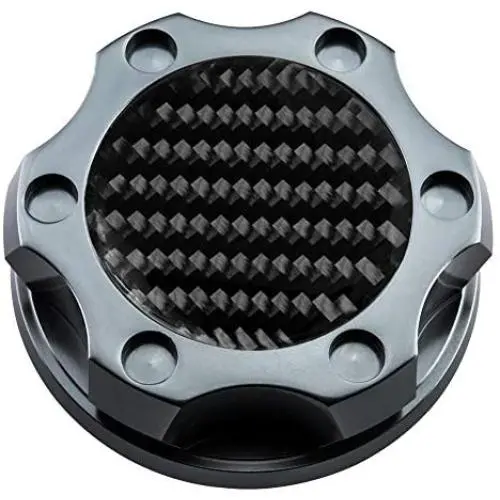 VMS RACING GUNMETAL OIL CAP with Real Black CARBON FIBER Emblem in CNC Machined Billet Aluminum Compatible with Chevy Chevrolet Corvette Stingray 14-19 2014-2019 NEW LT LT-1 V8 Wet Sump Engines VMS RACING GUNMETAL OIL CAP with Real Black CARBON FIBER Emblem in CNC Machined Billet Aluminum Compatible with Chevy Chevrolet Corvette Stingray 14-19 2014-2019 NEW LT LT-1 V8 Wet Sump Engines