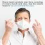 COVAFLU KN95 Face Mask Pack of 10 Fold Flat KN95 Face Masks Comfortable Fit