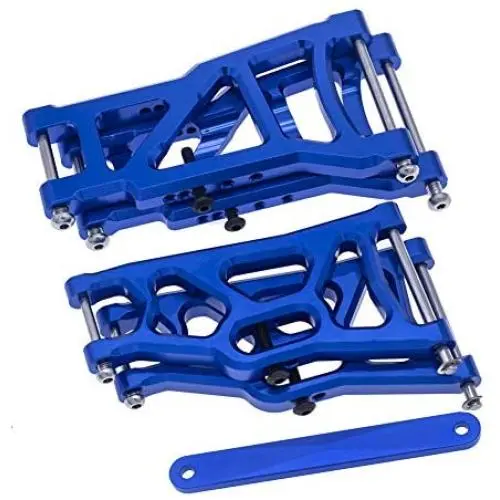 4-Pack Aluminum Front & Rear Suspension A-Arms & Tie Bar Replacement of 2555 3631 2532 for Traxxas 1/10 Slash 2WD RC Car Upgrade Parts Hop Ups 4-Pack Aluminum Front & Rear Suspension A-Arms & Tie Bar Replacement of 2555 3631 2532 for Traxxas 1/10 Slash 2WD RC Car Upgrade Parts Hop Ups