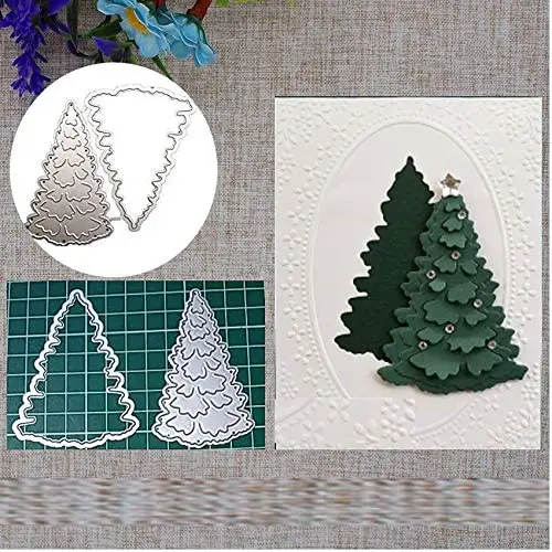Christmas Tree Metal Die Cuts,Merry Christmas Tree Snow Cutting Dies Cut Stencils for DIY Embossing Photo Decorative Paper Dies Scrapbooking Card Making Christmas Tree Metal Die Cuts,Merry Christmas Tree Snow Cutting Dies Cut Stencils for DIY Embossing Photo Decorative Paper Dies Scrapbooking Card Making