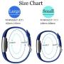 KingAcc Compatible Fitbit Charge 2 Bands, Soft Silicone Replacement Band for Fitbit Charge 2, with Metal Buckle Fitness Wristband Sport Strap Women Men (1-Pack, Dark Blue, Large)