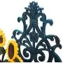 Sungmor Cast Iron Heavy Duty Garden Hose Holder - Decorative Hand-Painted Sunflower Wall Mounted Water Hose Hanger - Wall Decoration Hanging Hose Rack - Hose Reel Storage Butler - Metal Hose Stand Sungmor Cast Iron Heavy Duty Garden Hose Holder - Decorative Hand-Painted Sunflower Wall Mounted Water Hose Hanger - Wall Decoration Hanging Hose Rack - Hose Reel Storage Butler - Metal Hose Stand