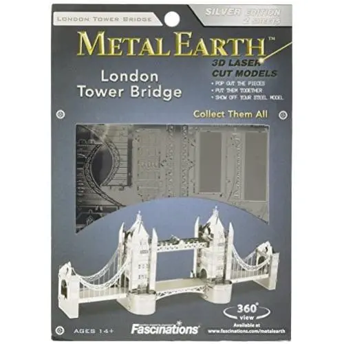 Fascinations Metal Earth London Tower Bridge 3D Metal Model Kit Fascinations Metal Earth London Tower Bridge 3D Metal Model Kit
