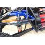 GPM Losi 1:10 Baja Rey / Rock Rey Upgrade Parts Aluminum Rear Shock Tower - 1Pr Set Silver