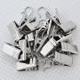 60pcs Metal Hook Clips, baotongle Hanging Curtain Clips Curtain Hook Clips Hanger Connector Accessories for DIY Silver