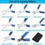 Jewelry Pliers, Shynek 8pcs Jewelry Making Pliers Tools Micro Jewelry Pliers Set Jewelry Making Kit for Jewelry Making Supplies Jewelry Pliers, Shynek 8pcs Jewelry Making Pliers Tools Micro Jewelry Pliers Set Jewelry Making Kit for Jewelry Making Supplies