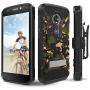 Moto E5 Plus / E5 Supra Case, Evocel [Explorer Series Pro] Premium Full Body Case with Glass Screen Protector, Belt Clip, Metal Kickstand for Motorola Moto E5 Supra/Moto E5 Plus, Camouflage