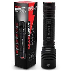 GearLight High-Powered Led Flashlight S2000 - Brightest High Lumen Light, Zoomable and Water Resistant - Powerful Camping and Emergency Gear Flashlights