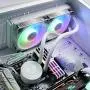 Vetroo V240 Water Cooler 240mm Radiator Intel LGA1200 Ready White Addressable RGB All-in-one AIO CPU Liquid Cooler for Intel 1150/1151/1156 and AMD AM2/AMD3/AM4, 2X 120mm ARGB PWM Fans w/Controller Vetroo V240 Water Cooler 240mm Radiator Intel LGA1200 Ready White Addressable RGB All-in-one AIO CPU Liquid Cooler for Intel 1150/1151/1156 and AMD AM2/AMD3/AM4, 2X 120mm ARGB PWM Fans w/Controller