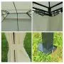 Outsunny 10 x 13 Outdoor Soft Top Pergola Gazebo with Curtains, 2-Tier Steel Frame Gazebo for Patio, Cream White Outsunny 10 x 13 Outdoor Soft Top Pergola Gazebo with Curtains, 2-Tier Steel Frame Gazebo for Patio, Cream White