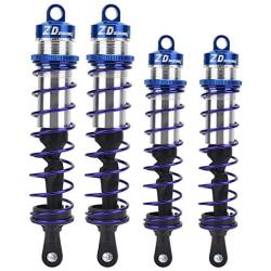 Tbest RC Car Shock Damper, 4pcs Metal Oil Pressure Adjustable Front Shock Damper Rear Shock Damper for 1/8 RC Car