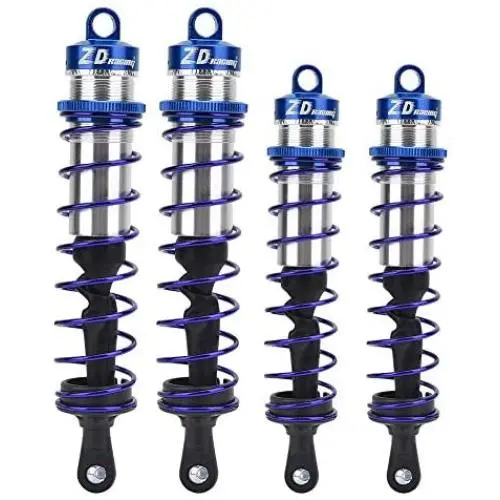 Tbest RC Car Shock Damper, 4pcs Metal Oil Pressure Adjustable Front Shock Damper Rear Shock Damper for 1/8 RC Car Tbest RC Car Shock Damper, 4pcs Metal Oil Pressure Adjustable Front Shock Damper Rear Shock Damper for 1/8 RC Car