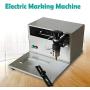 LOYALHEARTDY Electric Nameplate Metal Plate Marking Machine Stamping Embosser Embossing Engraving Machine Marking System 30-200mm / sec