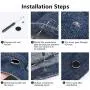 MANMANFEI No Sew Button 17mm Replacement Jean Buttons,15 Sets Instant Adjustable Pants Button Metal Copper Button Replacement Kit Adds Or Reduces an Inch to Any Pants Waist in Seconds