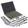 XtremepowerUS 80pcs 1/2'' Shank Carbide Router Bits Tungsten Carbide Bit Set Woodworking Tool Carbon Steel 2 Blade 3 Blade Carrying Case XtremepowerUS 80pcs 1/2'' Shank Carbide Router Bits Tungsten Carbide Bit Set Woodworking Tool Carbon Steel 2 Blade 3 Blade Carrying Case