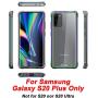 Schnail Saviour Compatible with Samsung Galaxy S20+Plus 5G Clear Case with Metal Frame (2020) (Iridescent)