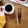 FURLS Streamline Ebony Crochet Hook 7'' (Ebony - 9.0 mm (N))