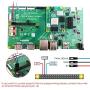 GeeekPi Aluminum Alloy Heatsink with PWM Fan for Raspberry Pi Compute Module 4, Passive Cooling Radiator with Speed Control Fan for Raspberry Pi CM4 Motherboard