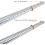 Lucwi Ring Mandrel Sizer Tool with Metal Mandrel Finger Sizing Measuring Stick, 27 Pcs Ring Sizer Guage Circle Models, Jewelry Sizer Tool and Rubber Jewelers Hammer