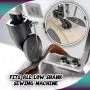 Leather Roller Presser Foot, Industrial Sewing Machine Parts, Easy to Use, Environmentally Friendly Leather Presser Foot Sewing Machine Roller Perfectly Fits All Low Shank Sewing Machines