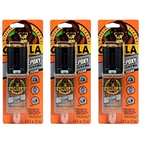 Gorilla Glue Gorilla Epoxy .85 Ounces 3 Pack