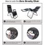 Caravan Sports Infinity Zero Gravity Chair, Black