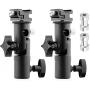 2Pack Anwenk Camera Flash Speedlite Mount Swivel Light Stand Bracket with Umbrella Reflector Holder for Camera DSLR Nikon Canon Pentax Olympus and Other DSLR Flashes Studio Light LED Light 2Pack Anwenk Camera Flash Speedlite Mount Swivel Light Stand Bracket with Umbrella Reflector Holder for Camera DSLR Nikon Canon Pentax Olympus and Other DSLR Flashes Studio Light LED Light