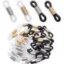 Eyeglasses Chain Connector, 40 Pieces Adjustable Eyeglasses Chain Ends Rubber Strap Holder Chain Loops for Eyeglass Sunglasses Chain, 4 Colors Eyeglasses Chain Connector, 40 Pieces Adjustable Eyeglasses Chain Ends Rubber Strap Holder Chain Loops for Eyeglass Sunglasses Chain, 4 Colors