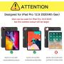 Ztotop Case for New iPad Pro 12.9 Inch 4th Generation 2020,[6 Magnetic Stand Angles] Highly Protective Shockproof Cover with Pencil Holder,Support 2nd Gen Pencil Charging Auto Wake/Sleep, Black