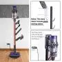 XIGOO Storage Stand Holder Compatible with Dyson V11 V10 V8 V7 V6 Cordless Vacuum Cleaners and Accessary, Floor Docking Station Metal Organizer Bracket with 5 Hooks, Black XIGOO Storage Stand Holder Compatible with Dyson V11 V10 V8 V7 V6 Cordless Vacuum Cleaners and Accessary, Floor Docking Station Metal Organizer Bracket with 5 Hooks, Black