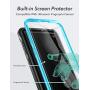 YOUMAKER Case for Galaxy S10, Kickstand Case with Built-in Screen Protector Heavy Duty Protection Shockproof Full Body Slim Fit Cover for Samsung Galaxy S10 6.1 inch - Blue