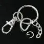 Swpeet 150Pcs Lobster Claw Clasps, Including 30Pcs Key Chain Hooks and 30Pcs D Ring, 30Pcs Key Rings and 30Pcs Extender Chain with 30 Pcs Open Jump Rings Swpeet 150Pcs Lobster Claw Clasps, Including 30Pcs Key Chain Hooks and 30Pcs D Ring, 30Pcs Key Rings and 30Pcs Extender Chain with 30 Pcs Open Jump Rings